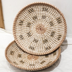 New Style Braided Mat Heat Resistant Hot Insulation, Vintage Natural Wall decoration, Decor Table Top Tableware