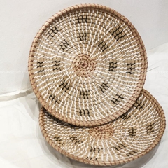 New Style Braided Mat Heat Resistant Hot Insulation, Vintage Natural Wall decoration, Decor Table Top Tableware