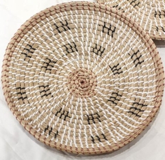 New Style Braided Mat Heat Resistant Hot Insulation, Vintage Natural Wall decoration, Decor Table Top Tableware