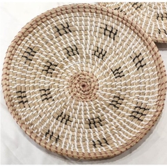 New Style Braided Mat Heat Resistant Hot Insulation, Vintage Natural Wall decoration, Decor Table Top Tableware