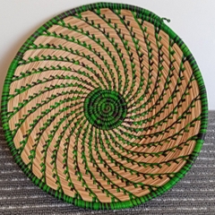 Wholesales African Woven Wall Basket, Tien Phong Hanging Wall Basket Decor, Christmas Decoration