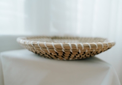 New designed Creative Seagrass Wall Plate/ Hand Weaving Basket Wall Hanging Decoration