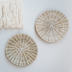 New designed Creative Seagrass Wall Plate/ Hand Weaving Basket Wall Hanging Decoration