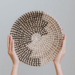 New designed Creative Seagrass Wall Plate/ Hand Weaving Basket Wall Hanging Decoration