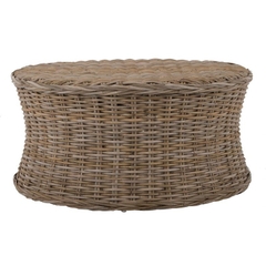 Handmade Rattan Wicker Cane Gray Coffee Table for Home Decor - TPTB005