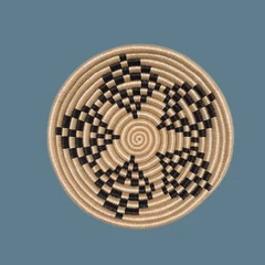 Woven wall basket set, Wall hanging baskets, Basket wall decor, African wall basket, woven bowls, Hanging wall baskets, Decorative baskets