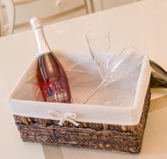 Hot sale water hyacinth banetton bread proofing basket made in Vietnam