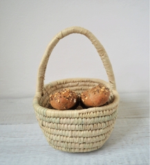 Water Hyacinth/Rattan/Seagrass Wicker liner bread baskets for food & fruit bowl made in Vietnam