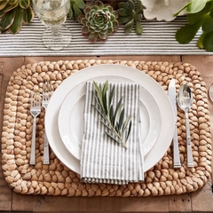 Best Price Vietnam Manufacturer Hand Woven Water Hyacinth Non-Slip Placemat with Heat Resistant function for Tablewares Plate