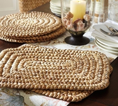 Best Price Vietnam Manufacturer Hand Woven Water Hyacinth Non-Slip Placemat with Heat Resistant function for Tablewares Plate