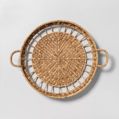 Hot products on Amazon US Natural Woven Water Hyacinth Plates Round Hanging Wall Decor