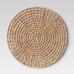 Hot products on Amazon US Natural Woven Water Hyacinth Plates Round Hanging Wall Decor