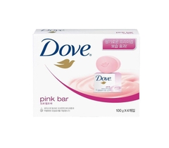 Xà bông tắm hồng DOVE 100G*4 bánh