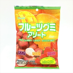 Kẹo dẻo trái cây Kasugai Fruit Gummy Candy Assortment 102g (Nhật Bản)