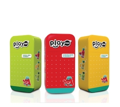 Kẹo PLAYMORE hộp thiếc đỏ, xanh, vàng 110g