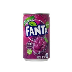 Nước ngọt có ga Coca cola Fanta vị nho (Nhật) 160ml