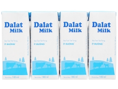 Đà Lạt milk ít đường 180ml