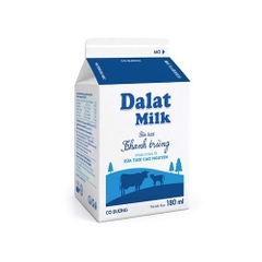 Sữa tươi Đà Lạt Milk có đường 180ml