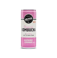 Nước uống Kombucha có ga vị chanh mâm xôi 250ml