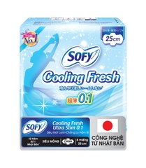 Băng vệ sinh UNICHARM Sofy Cool Fresh SSM 0.1 25cm 8 miếng