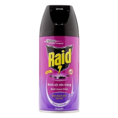 Xịt diệt côn trùng Raid hương lavender 300ml