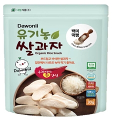 Bánh gạo trắng hữu cơ DAWONII 30g