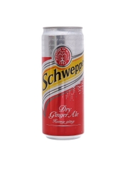 Soda gừng Schweppes lon 330ml