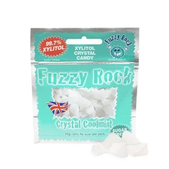 Kẹo Xylitol Fuzzy Rock Crystal Coolmint 40g