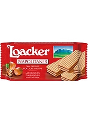 Bánh xốp LOACKER.C nhân hạt dẻ 45g