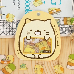 Sticker 50 hình dán mèo vàng