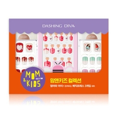 DASHING DIVA SET móng tay cho mẹ và bé (hồng)