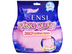 Băng vệ sinh Diana Sensi ban đêm dạng quần size M - L