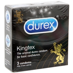 Bao cao su DUREX KINGTEX 3 cái