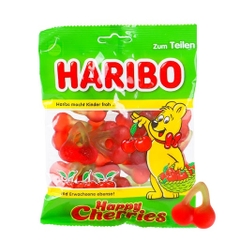 Kẹo dẻo vị anh đào HARIBO Happy Cherries 80g