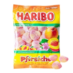 Kẹp dẻo quả đào HARIBO Happy Peaches 80g