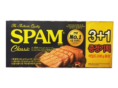 Set thịt hộp SPAM classic+mild 200G*4 hộp