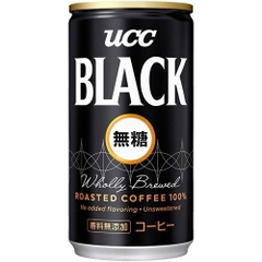 Cà phê đen UCC không đường lon 185ml