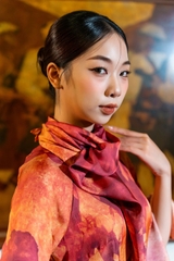Khăn lụa vuông 100 - Mẫu Đoàn Kết