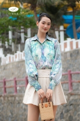 Sơ mi lụa Uril xà cừ