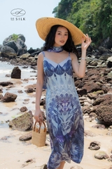 Váy hai dây lụa Uril thạch anh