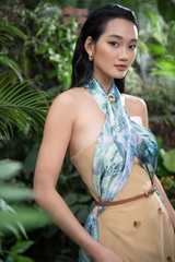 Khăn lụa dài Uril xà cừ