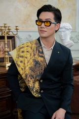 Khăn lụa dài Gold Gilding cho nam