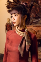 Khăn lụa vuông 65 - Mẫu Huyền Thoại