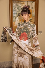 Khăn lụa dài - Mẫu Tuổi Xuân