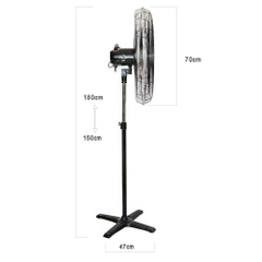 Quạt cây công nghiệp Vinawind QĐ-650Đ- Sải cánh 65cm, công suất 180W