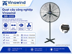 Quạt cây công nghiệp Vinawind QĐ-650Đ- Sải cánh 65cm, công suất 180W