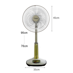 Quạt cây Vinawind QĐM-400ĐBK - Sải cánh 40cm, có đèn