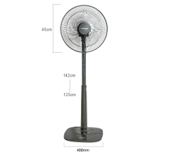 Quạt cây Vinawind QĐ-400X-PN, điều khiển từ xa, hẹn giờ