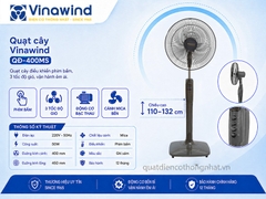 Quạt cây Vinawind QĐ-400MS - Sải cánh 40cm, Không điều khiển