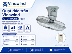 Quạt đảo trần Vinawind QTD-400ĐB Hộp số